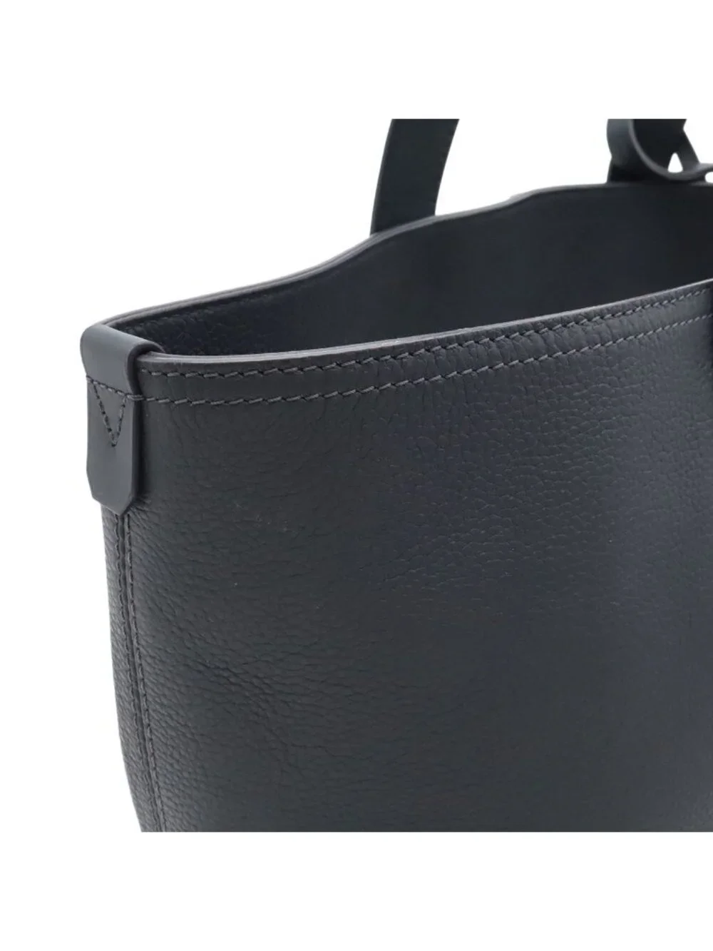 Louis Vuitton LV Aerogram Pilot Tote Shoulder Bag Leather Ink Blue